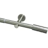 Gardinia Gardinenstange Zylinder Durchmesser 22/25 mm 100-190 cm Edelstahl-optik