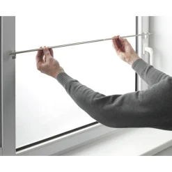 Gardinia Gardinénstange Filigrano Kugel 80-110 cm Durchmesser 8/10 cm weiß