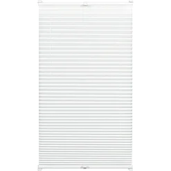 Plissee Easyfix mit 2 Bedienschienen 100 x 130 cm weiß*Gardinia Clearance