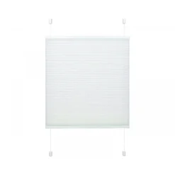 Plissee Easyfix mit 2 Bedienschienen 100 x 130 cm weiß*Gardinia Clearance