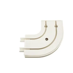 Gardinia Rundbogen GE2 13,5/13,5 cm mit Endstück weiß