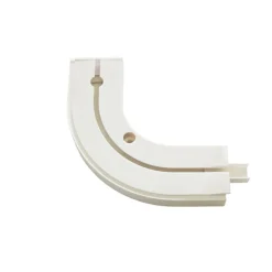 Rundbogen GE1 13,5/13,5 cm mit Endstück weiß*Gardinia