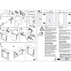Gardinia Seitenzug-Rollo A3TV Nacht creme 102 x 180 cm