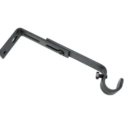 Träger ausziehbar für Durchmesser 16 mm 10-14 cm schwarz-matt*Gardinia Online