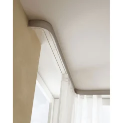 Vorhangschiene GE2 150 cm mit Profil für Blendenbefestigung weiß^Gardinia Online