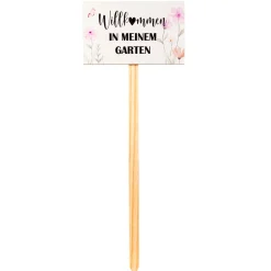 Gartenstecker Willkommen^ Outlet