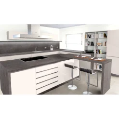 Küchenarbeitsplatte metall versicolour*Getaelements Best