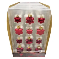 Glasornamente Stern rot* Clearance