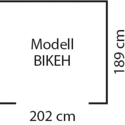 Globel Fahrradgarage Family Bike für 4 Fahrräder anthrazit