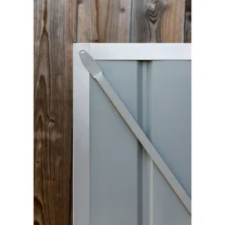 Globel Gerätehaus Lean To 3,4m² silber