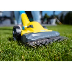 Gloria Akku Rasen-und Kantenschneider FineCut 18V Set 25 cm Schnittbreite Einstellbarer Holmwinkel inkl Akku