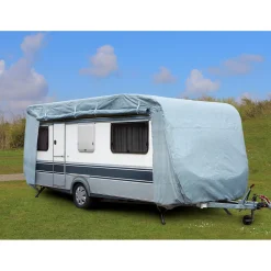 Wohnwagen Abdeckplane Caravan Cover XXL 730 x 250 x 220*Green Yard Hot