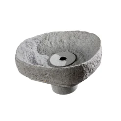 Springbrunnen-Set für den Dekor-Regenspeicher „Hinkelstein“, granitgrau^GreenLife Discount