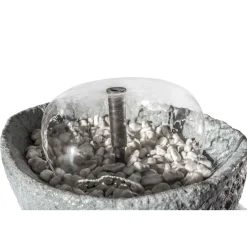 Springbrunnen-Set für den Dekor-Regenspeicher „Hinkelstein“, granitgrau^GreenLife Discount