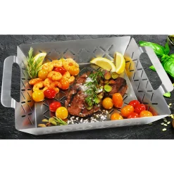 Grillkorb groß 35 x 29,5 x 6,5 cm^Steuber Sale