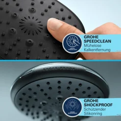 Grohe Brausestangenset Vitalio Start 110 1 Strahlart (Rain)