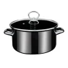 Fleischtopf Profi-Black-Star mit Glasdeckel 24cm 5,5L^GSW Outlet