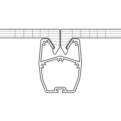 gutta Terrassenüberdachung Standard weiß 426 x 406 cm
