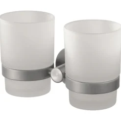 Haceka Kosmos Becherhalter doppelt Glas Gebürstet