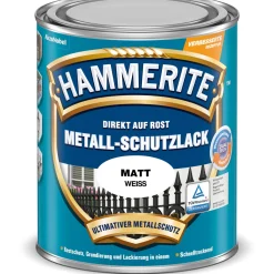 Metallschutzlack weiß matt 750 ml*Hammerite Online