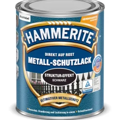 Hammerite Metallschutzlack struktur-Effekt schwarz 750 ml