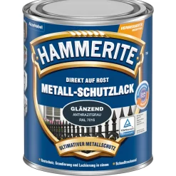 Metallschutzlack dunkelgrau Hammerschlag 750 ml*Hammerite Online