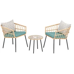 Balkon-Set Lissabon bestehend aus zwei Sesseln und einem Tisch*Haveson