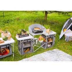 Camping-Multifunktionstisch Aluminium klappbar*Haveson