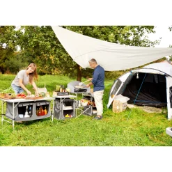 Camping-Tisch mit Ablagefächern^Haveson Outlet