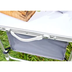 Camping-Tisch mit Ablagefächern^Haveson Outlet