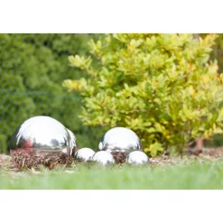 Haveson Edelstahlkugel Durchmesser 13,5 cm silber