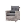 Gartensessel Bardolino Kunstrattangeflecht grau-meliert^Haveson New