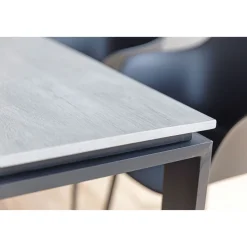 Haveson Gartentisch Madeira grau 210 x 75 x 100 cm