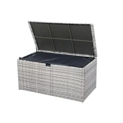 Haveson Kissenbox Bardolino grau meliert 145 x 80 x 70 cm