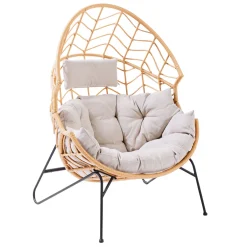 Haveson Loungesessel Pristina inkl Sitzauflage und Kopfkissen