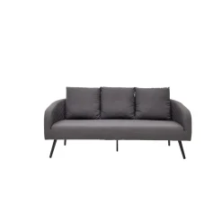 Haveson Outdoorsofa Novara wetterfester LIKA-TEX Bezugsstoff anthrazit Aluminiumgestell