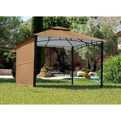 Pavillon cappuccinofarben 330 x 330 cm*Haveson New