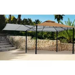 Pavillon cappuccinofarben 330 x 330 cm*Haveson New