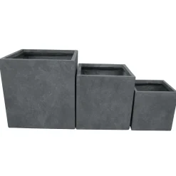 Pflanzkübel Granite 50 x 50 x 51 cm^Haveson