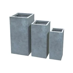 Pflanzsäule Wiped grey 35 x 35 x 70 cm*Haveson Hot