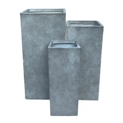 Pflanzsäule Wiped grey 35 x 35 x 70 cm*Haveson Hot