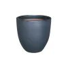 Haveson Pflanztopf Bern II Durchmesser 26 x 25 cm anthrazit glasiert