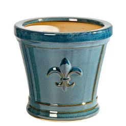 Haveson Pflanztopf Lilie 30 x 30 x 28 cm türkis