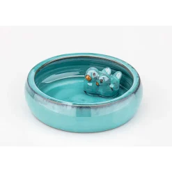 Vogeltränke Durchmesser 28 x 7,5 cm türkis^Haveson Discount