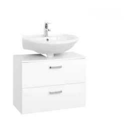 Unterbeckenschrank 70 weiß Hochglanz 1Klappe 1Auszug Softclose*HELD Outlet