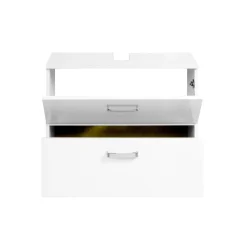Unterbeckenschrank 70 weiß Hochglanz 1Klappe 1Auszug Softclose*HELD Outlet