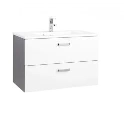 HELD Waschtisch 80 graphitgrau 2 Auszüge