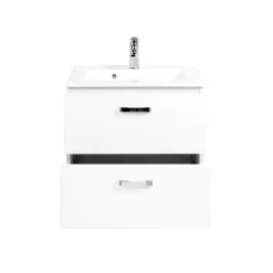 Waschtisch 60 weiß Hochglanz 2 Auszüge^HELD Sale