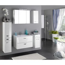 HELD Waschtisch 70 weiß Hochglanz 2Ausz&uumlge