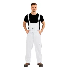 Herren-Arbeitslatzhose weiß Gr. M* Outlet